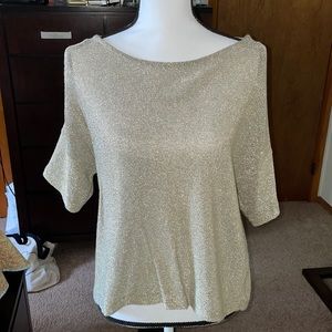 Forever 21 gold blouse size 1X used once
